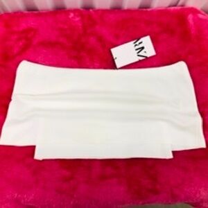 ZARA Elegant Off the Shoulder Cropped Top, M, NWT
